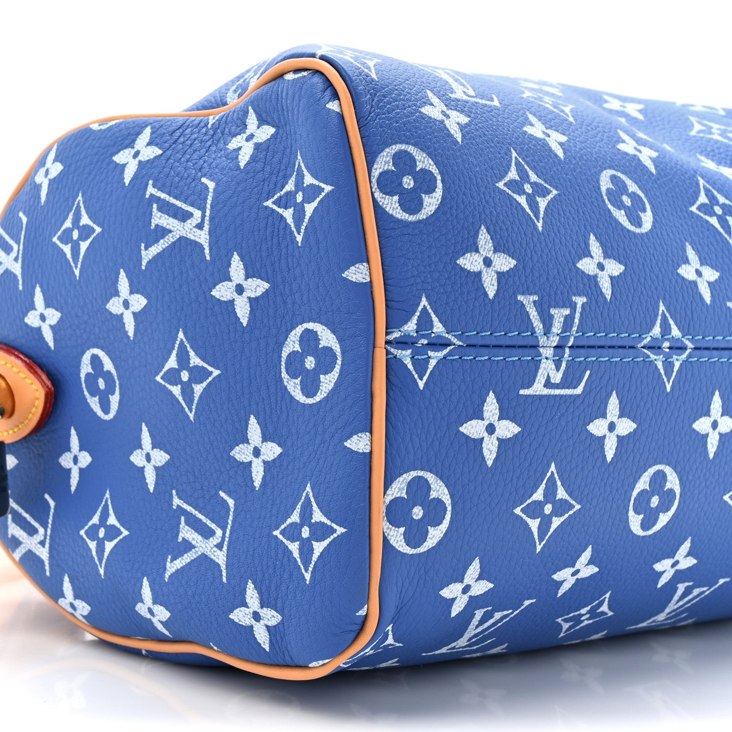 Calfskin Monogram Speedy P9 Bandouliere 25 Blue