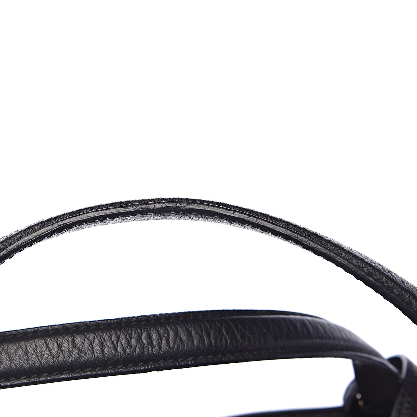 Pebbled Calfskin Large Soho Shoulder Bag Black