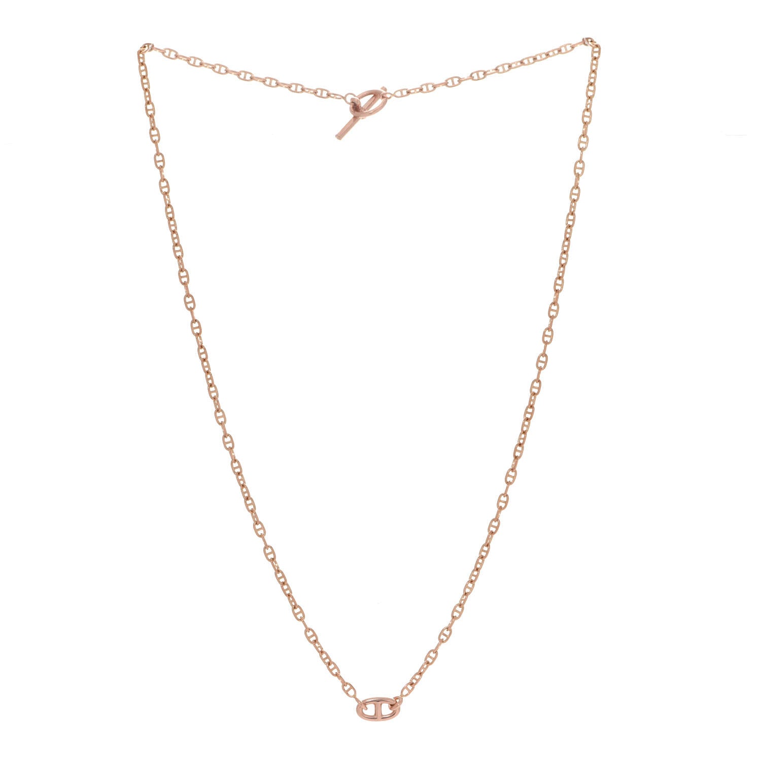 Hermes 18K Rose Gold TPM Farandole Pendant Necklace SH 3 of 7