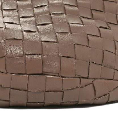 Bottega Veneta Nappa Intrecciato Teen Jodie Hobo Taupe Grey 11 of 11