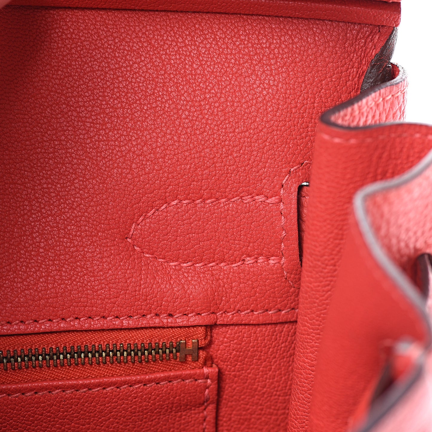 Togo Birkin 30 Rouge Pivoine
