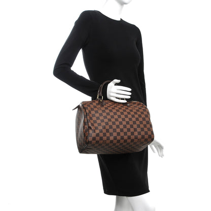 Louis Vuitton Damier Ebene Speedy 30 2 of 8