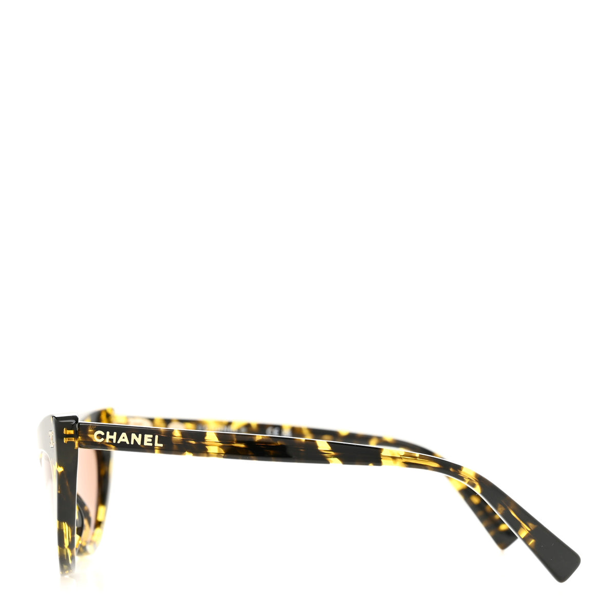 Chanel Acetate Cat Eye CC Sunglasses 71774 Tortoise 3 of 8