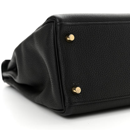 Hermes Togo Kelly Retourne 32 Black 9 of 12