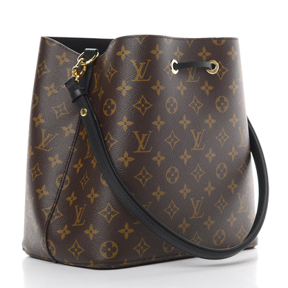 Louis Vuitton Monogram Neonoe MM Black 3 of 10
