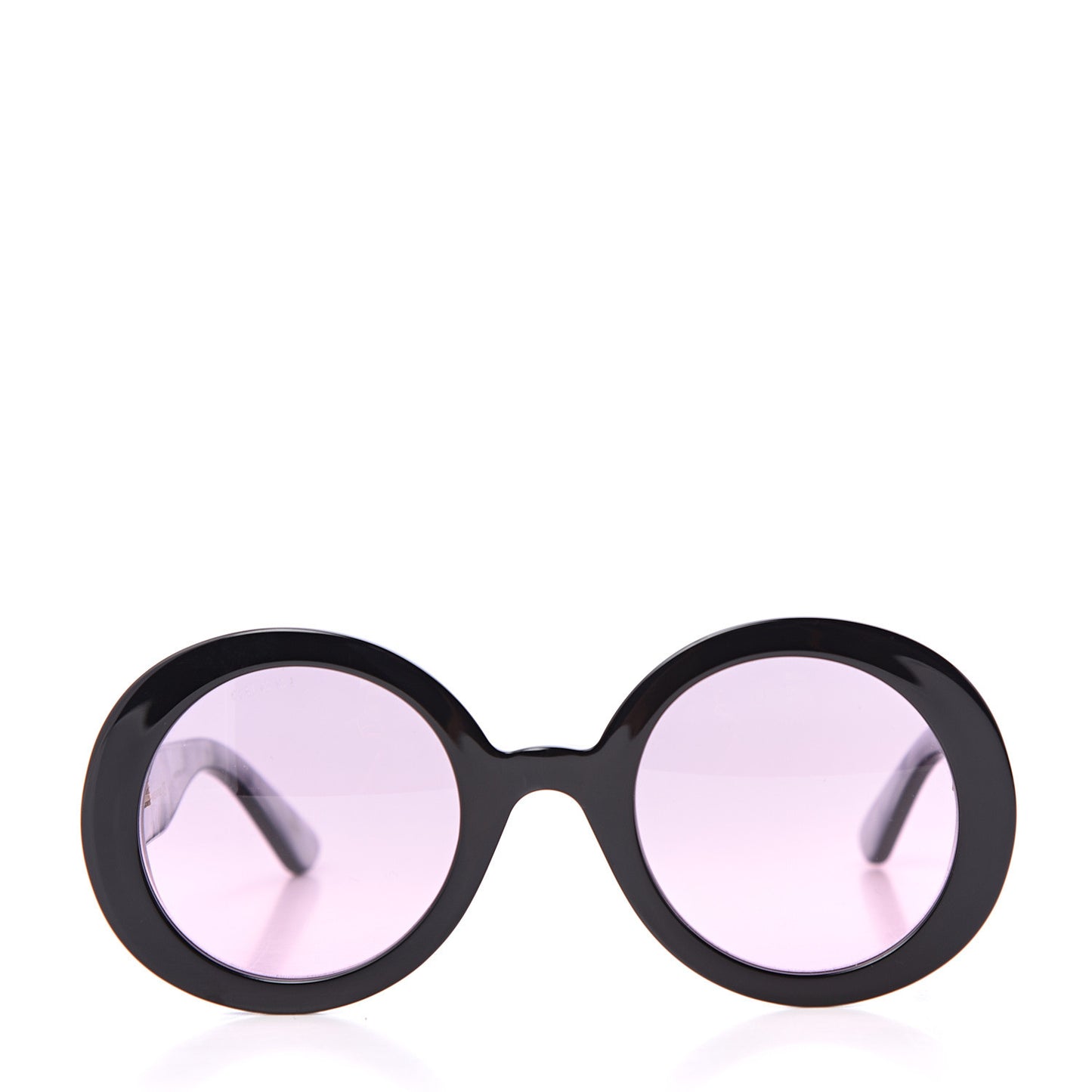 Acetate Round GG Sunglasses GG0319S Black