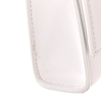 Balenciaga Shiny Box Calfskin Strass Hourglass Chain Bag White 9 of 11
