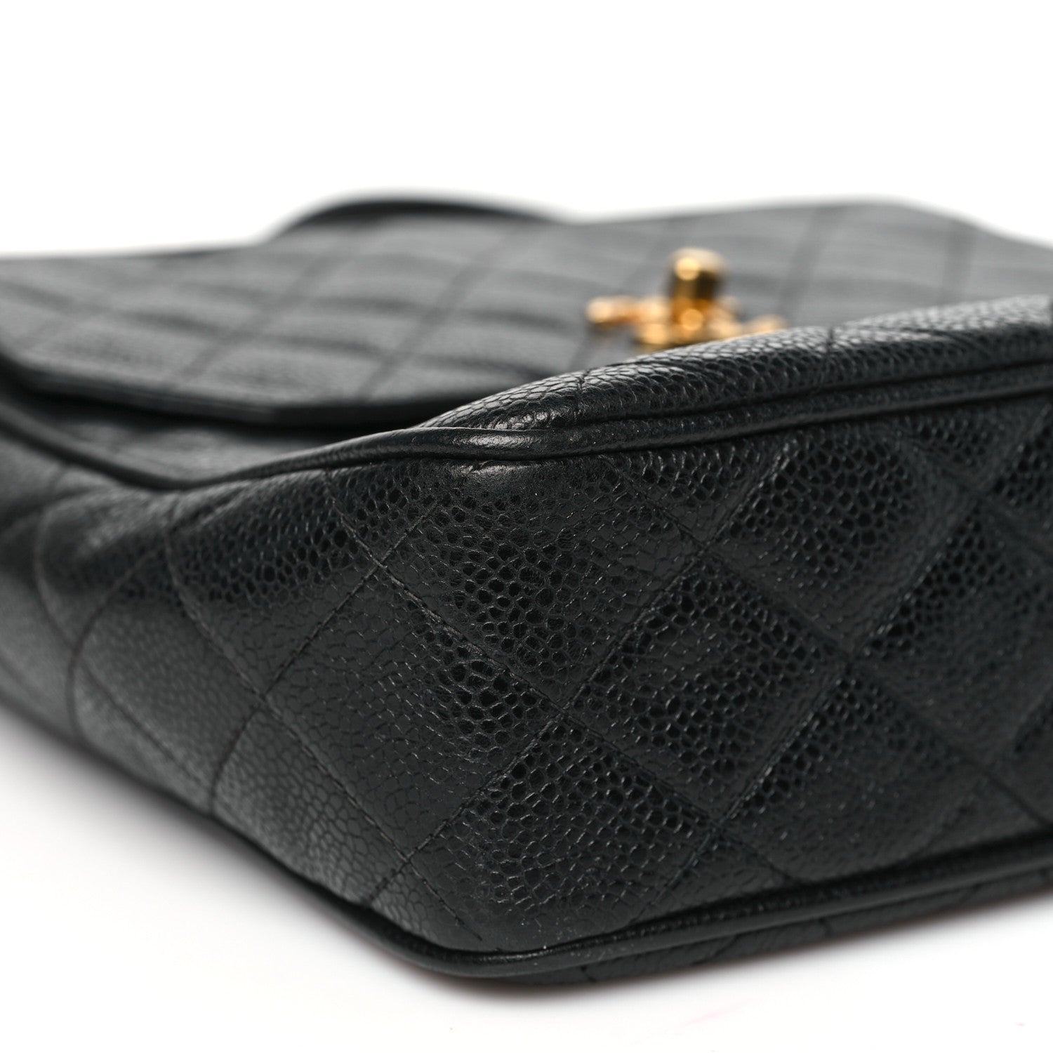 Chanel Caviar Quilted Flap Camera Case Black 10 of 11