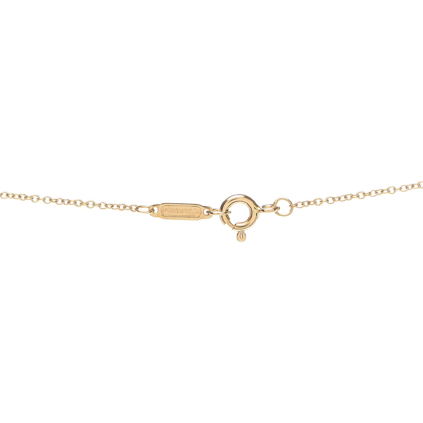 18K Yellow Gold Mini Heart Key Pendant Necklace
