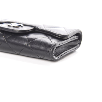 Chanel Lambskin Quilted Flap Card Holder Black 11 of 12