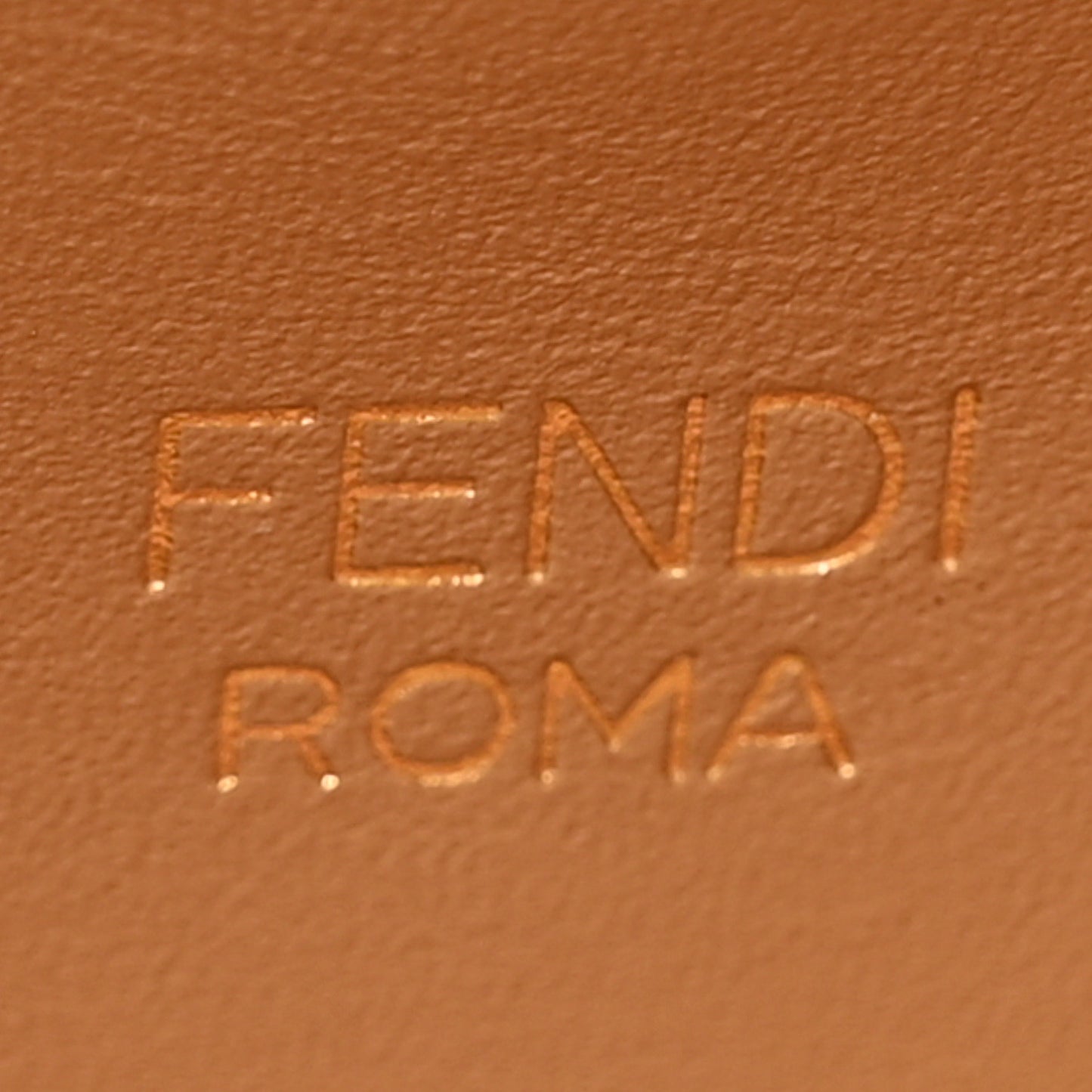 Vitello King Medium Fendi Way Tote Miele Scuro