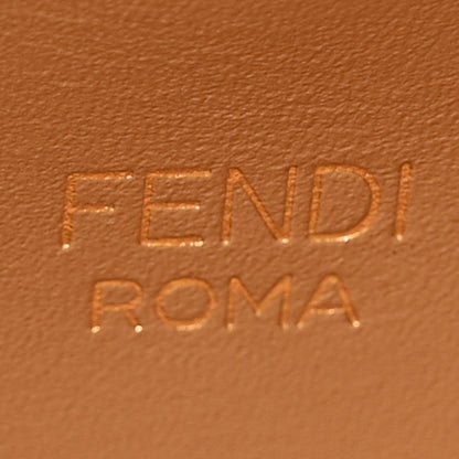 Fendi Vitello King Medium Fendi Way Tote Miele Scuro 6 of 10