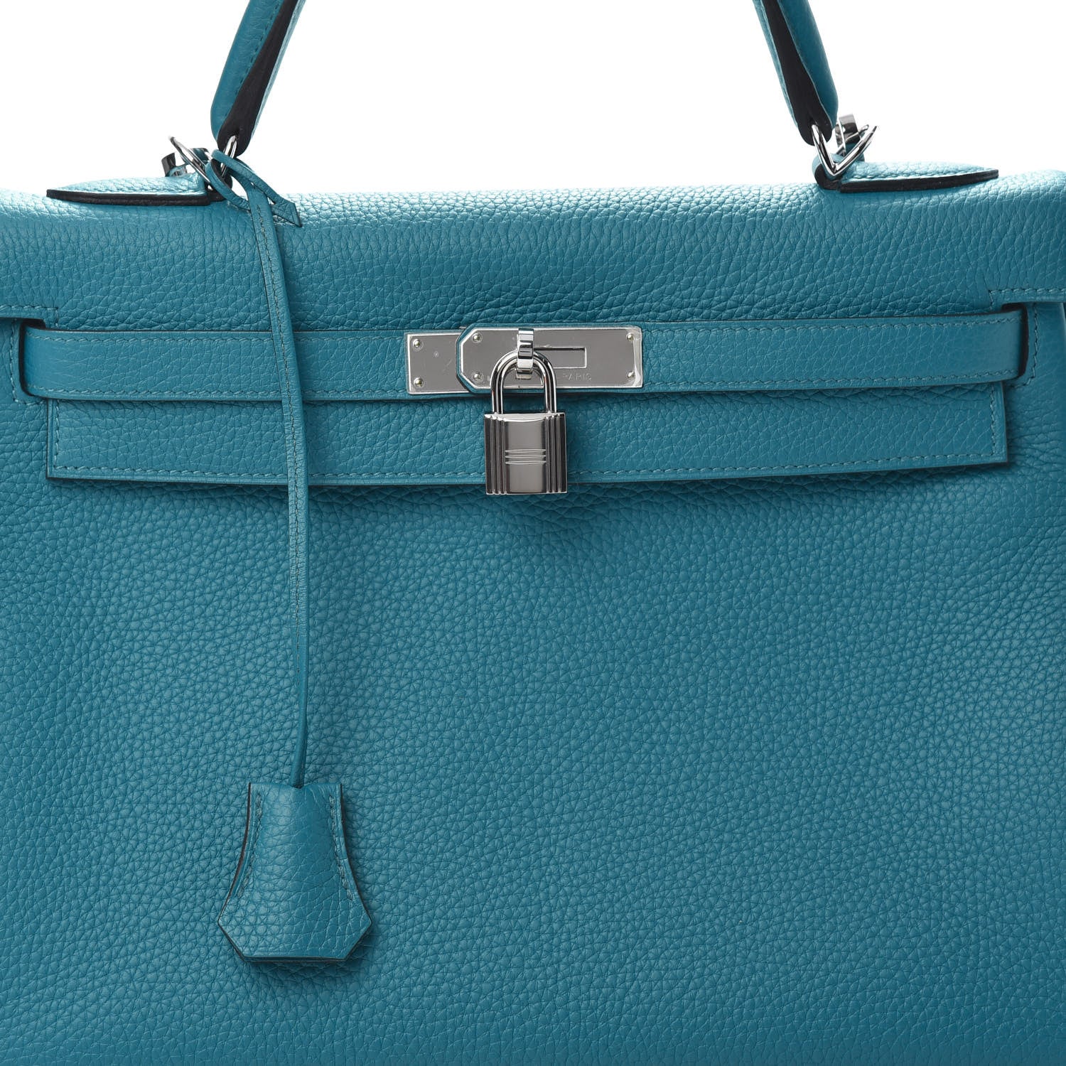 Hermes Togo Kelly Retourne 32 Bleu Izmir 9 of 13