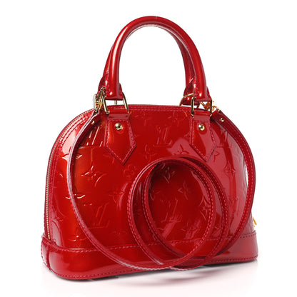 Louis Vuitton Vernis Alma BB Pomme D'Amour 3 of 9