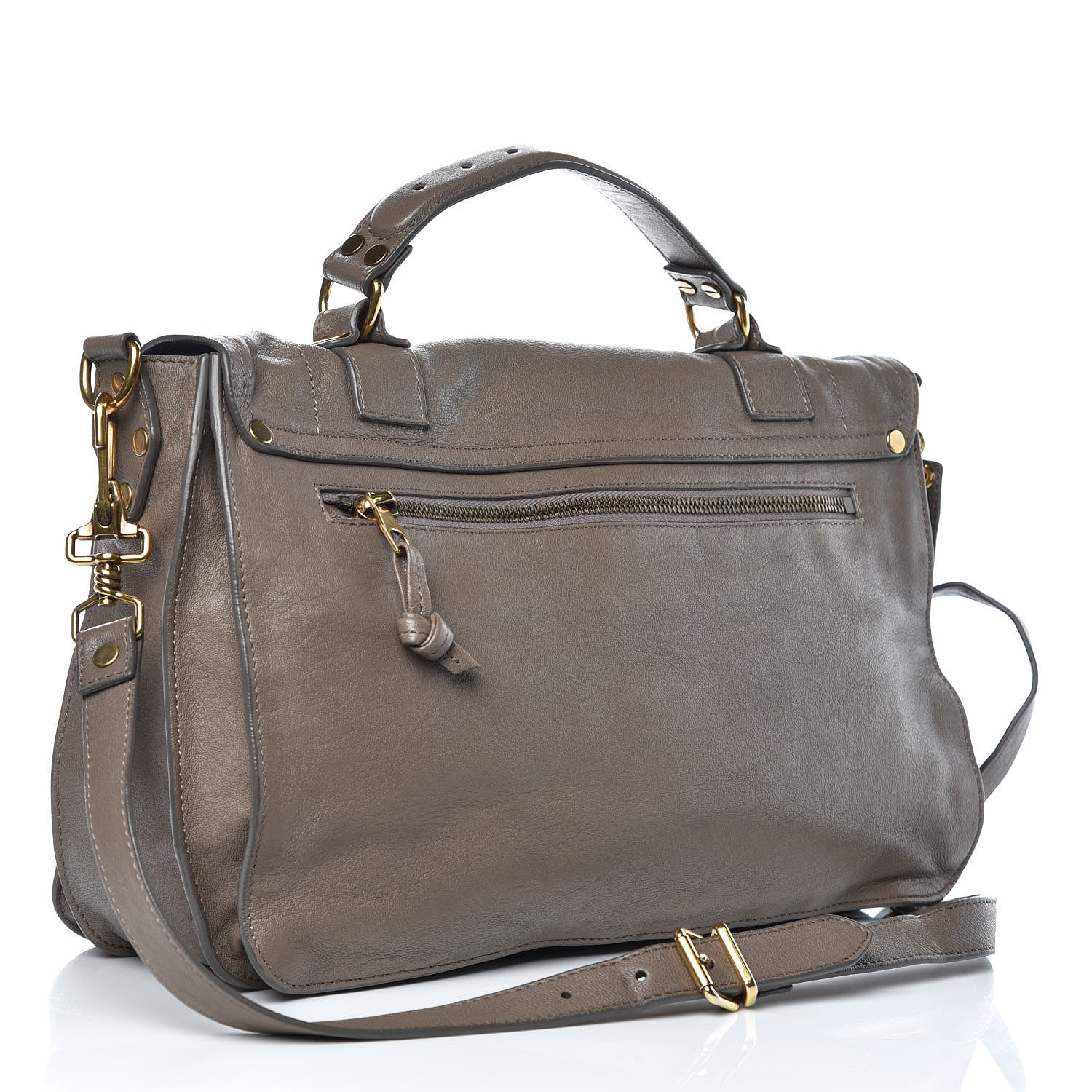 Proenza Schouler Lambskin Medium PS1 Satchel Smoke 3 of 12