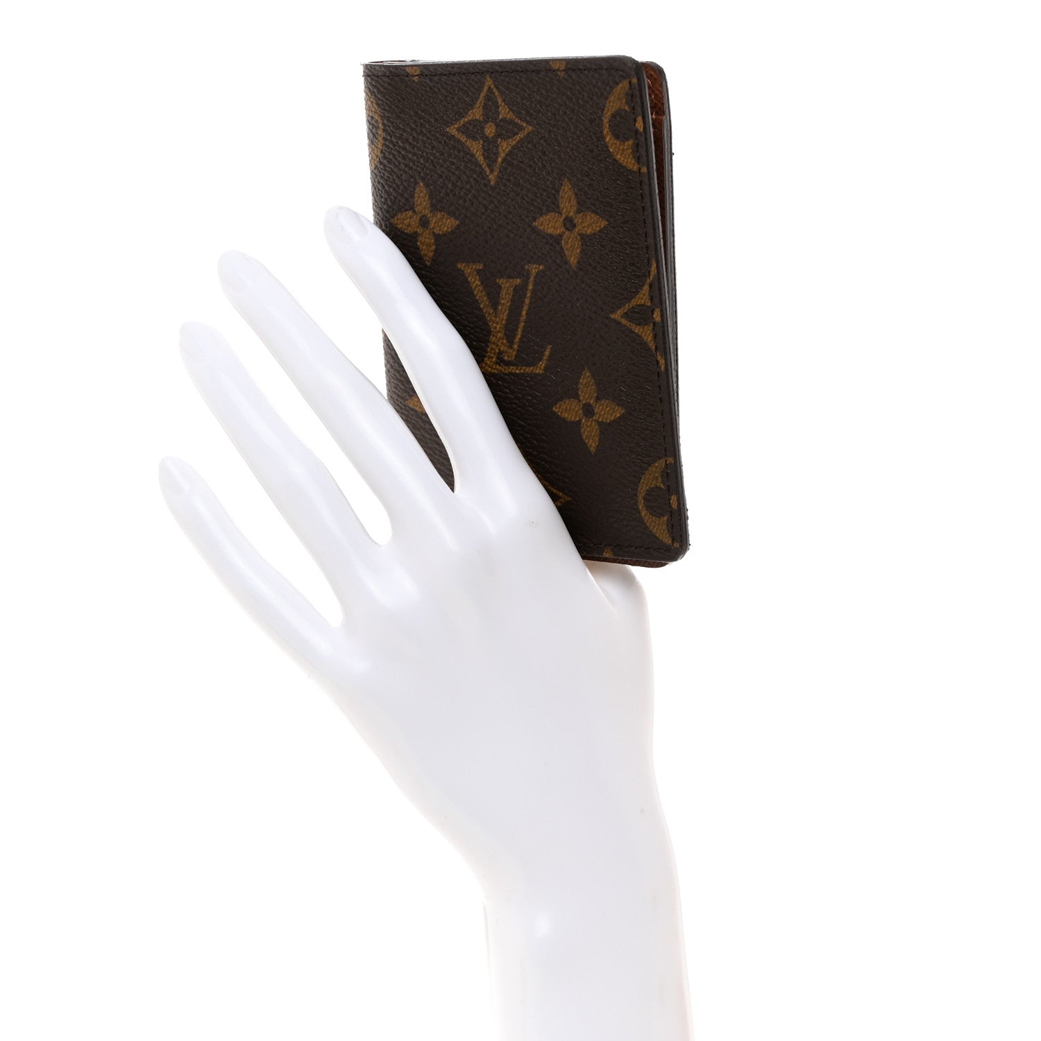Louis Vuitton LOUIS VUITTON Monogram Porte-Cartes Pass Vertical Card Holder 2 of 7
