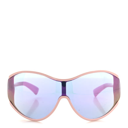 Chanel Acetate Mirror Shield Sunglasses 71475 Pink 2 of 7