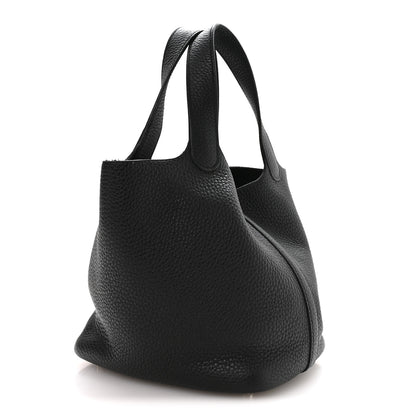 Hermes Taurillon Clemence Picotin Lock 18 PM Black 3 of 13