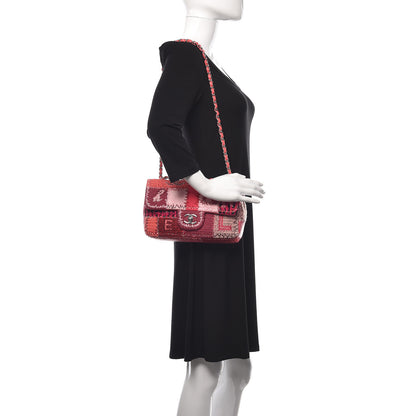 Chanel Lambskin Tweed Patchwork Medium Single Flap Multicolor 2 of 10