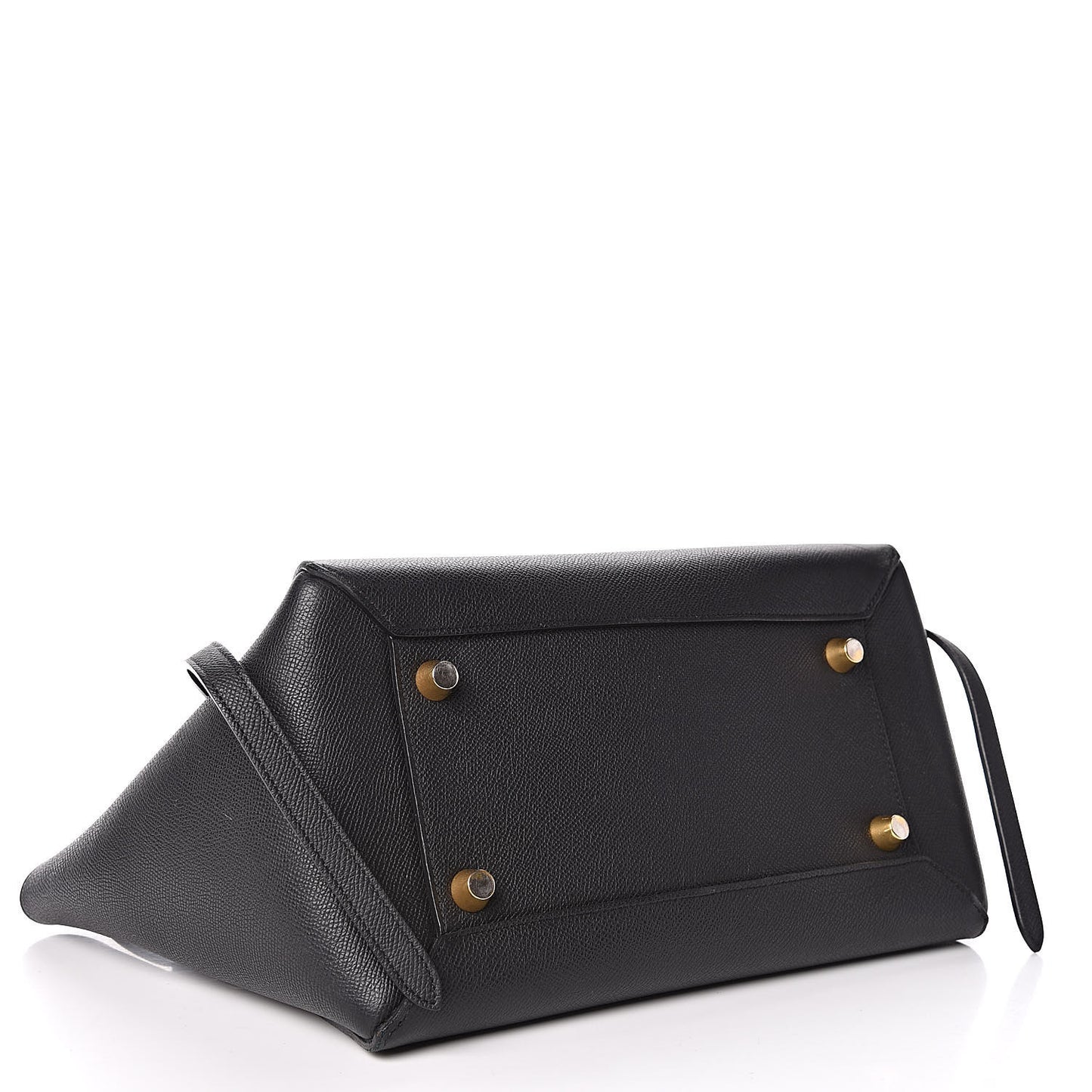 Grained Calfskin Mini Belt Bag Black