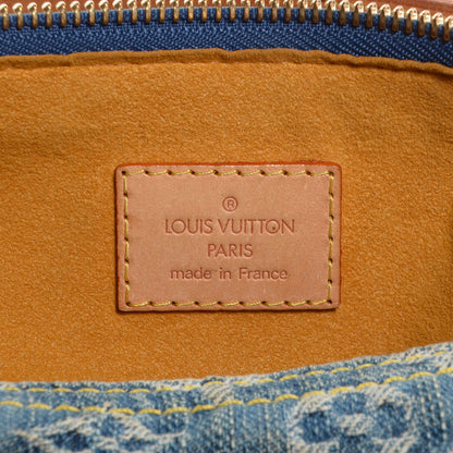 Louis Vuitton Monogram Denim Baggy PM Blue 6 of 7