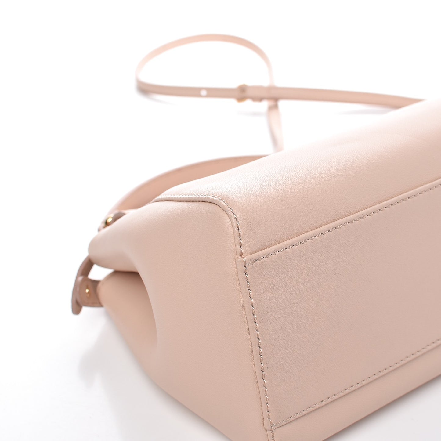 Nappa Mini Peekaboo Iconic Satchel Rosa Plaster