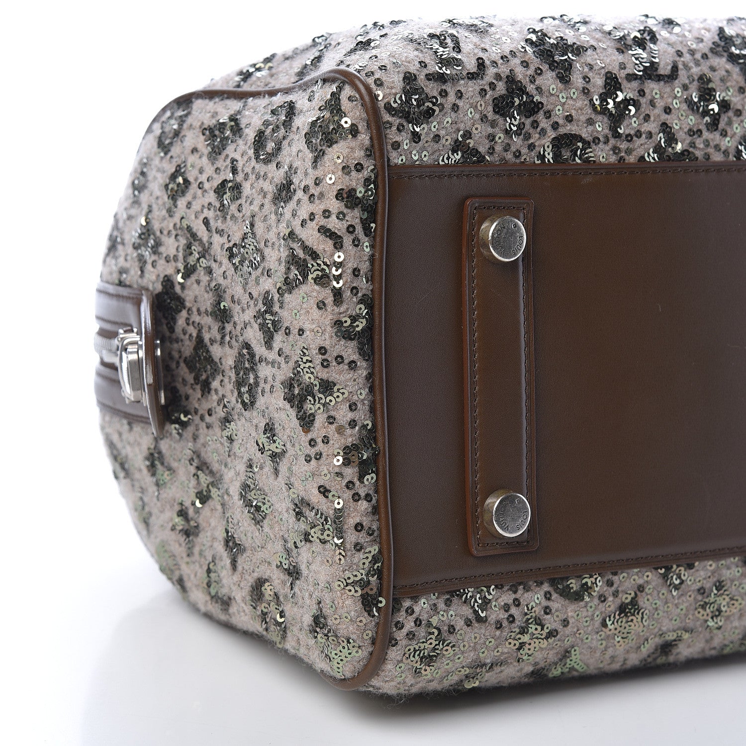Louis Vuitton Sequin Monogram Sunshine Express Speedy Kaki 5 of 11