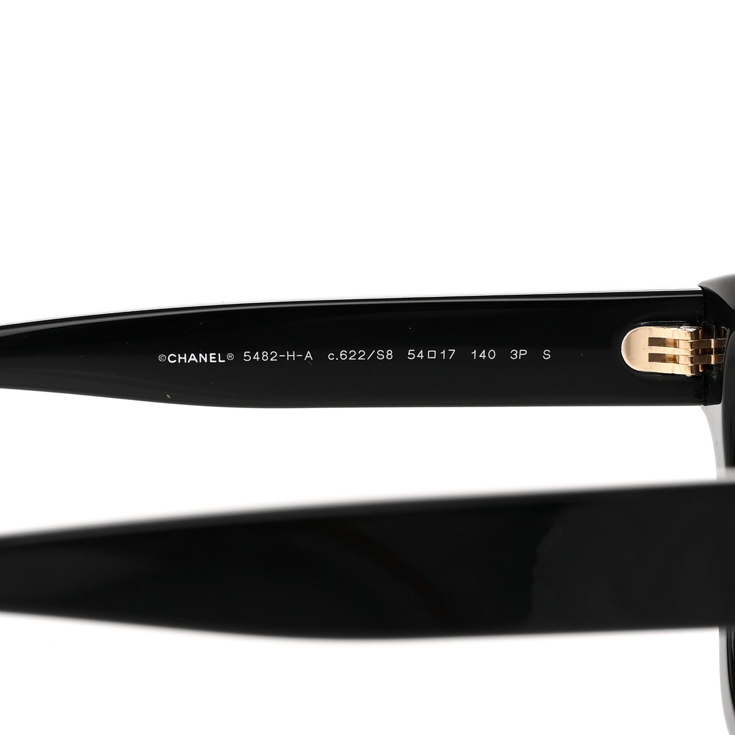Chanel Acetate Polarized Pearl CC Square Sunglasses 5482-H-A Black 6 of 8