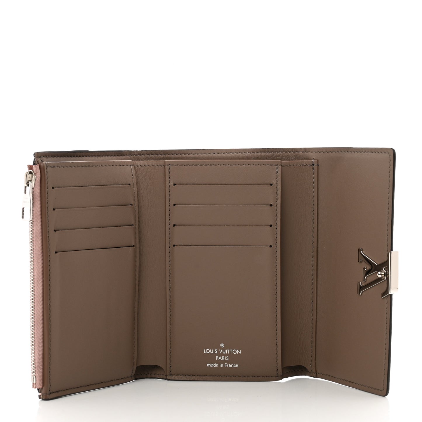 Taurillon Capucines Compact Wallet Magnolia