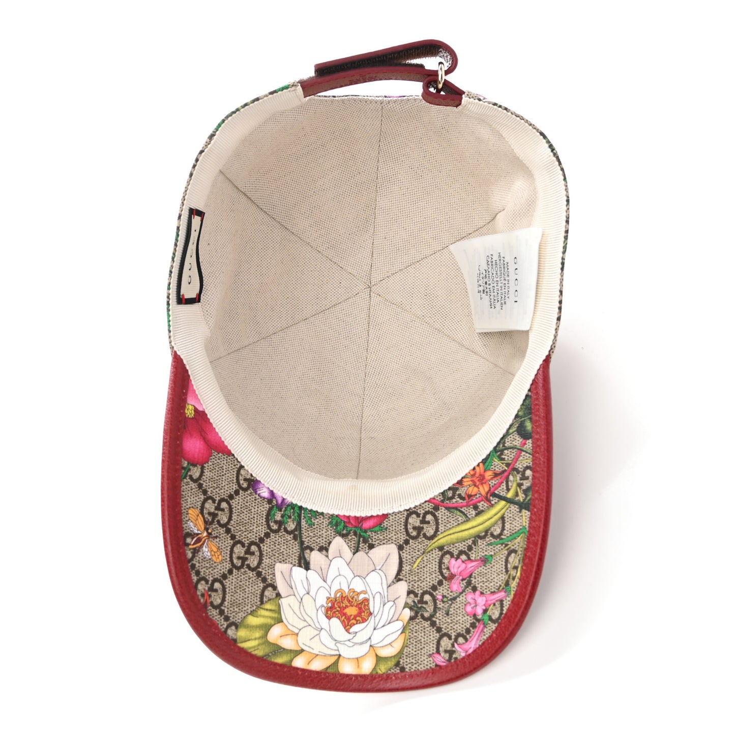 GG Supreme Flora Claudia Baseball Hat 56 S Red