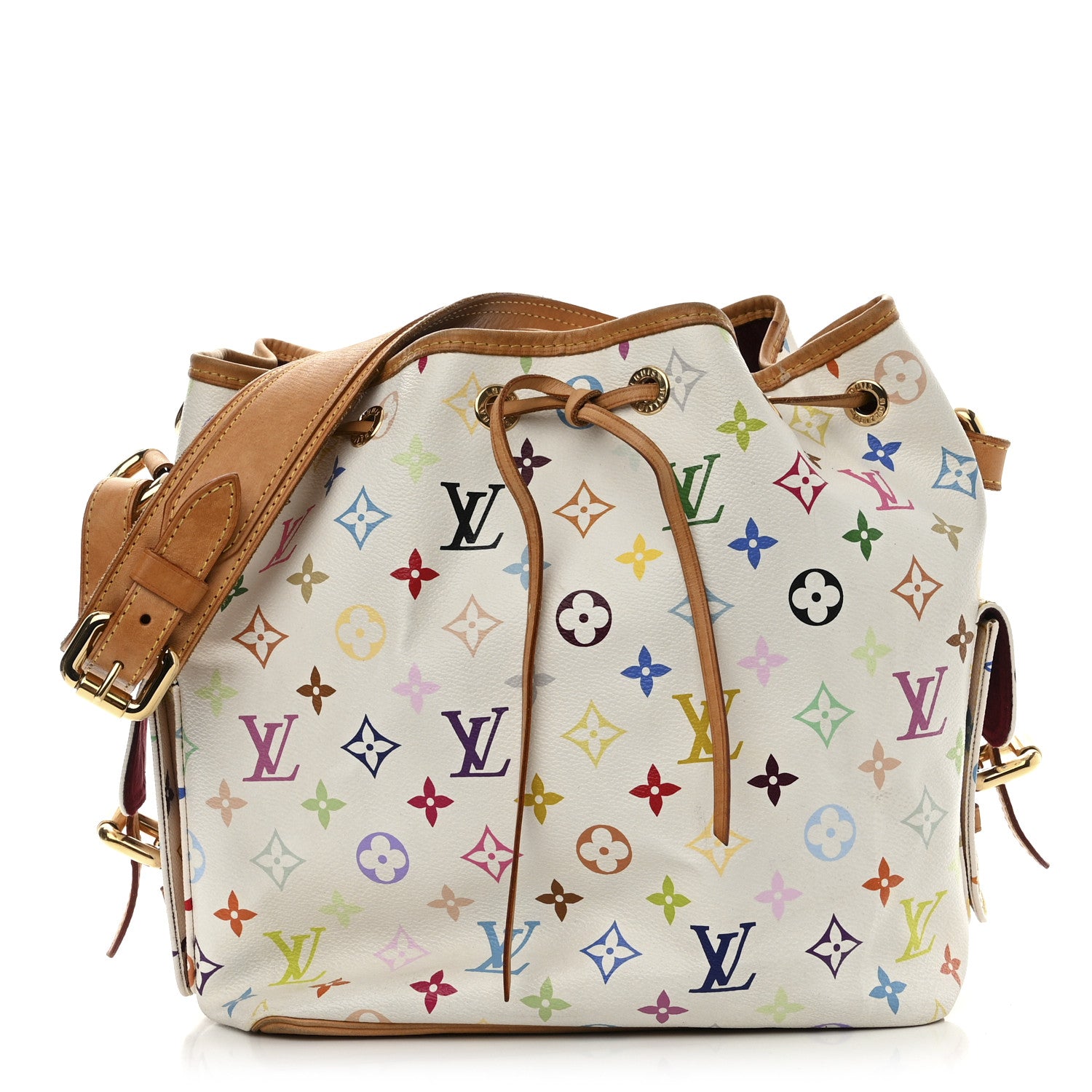 Louis Vuitton Monogram Multicolor Petit Noe White 1 of 17