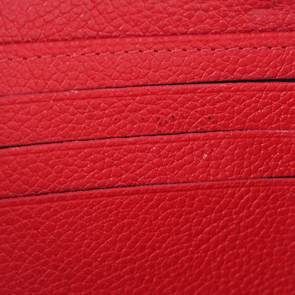 Louis Vuitton Empreinte Zippy Wallet Scarlet 9 of 12
