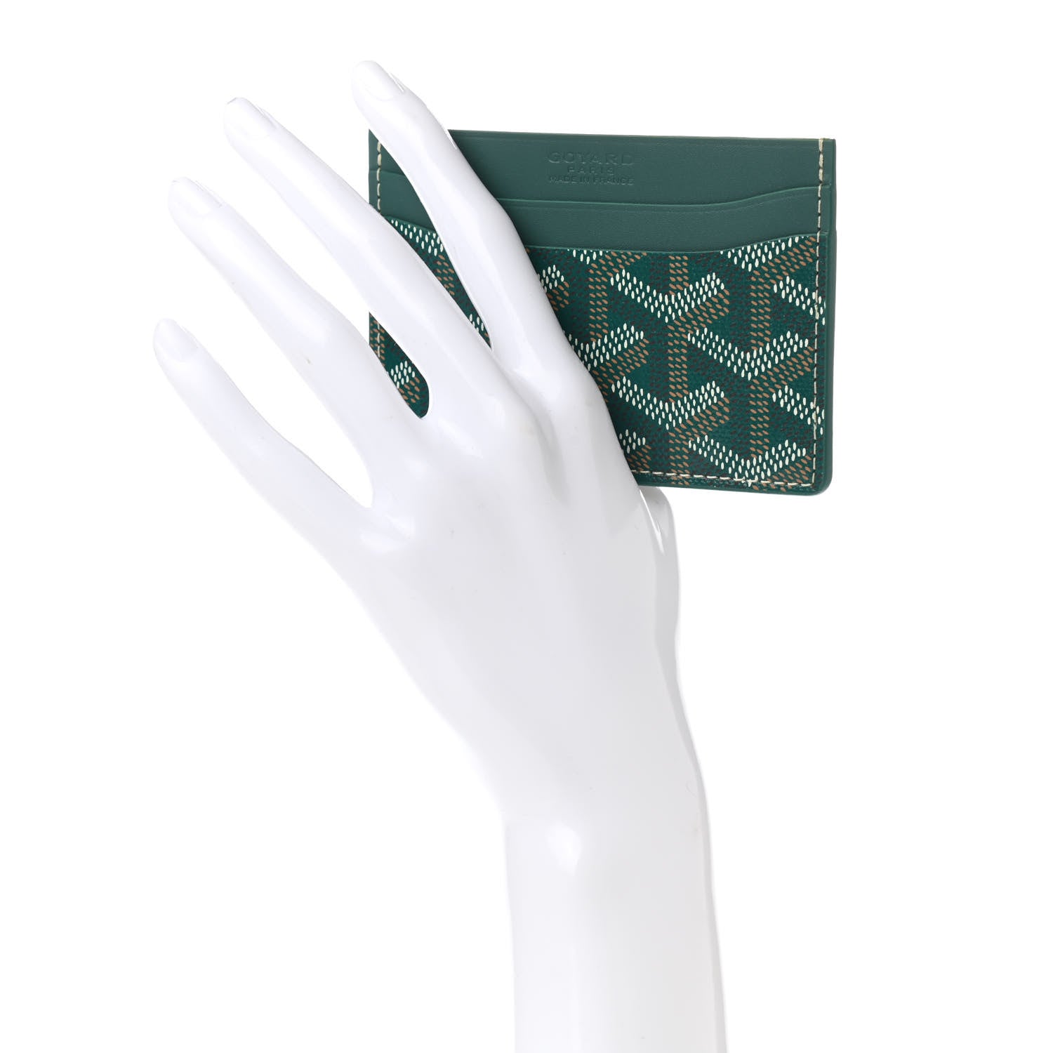 Goyard Goyardine Saint Sulpice Card Holder Green 2 of 8