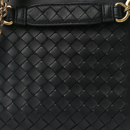 Bottega Veneta Nappa Intrecciato Chain Crossbody Black 9 of 12