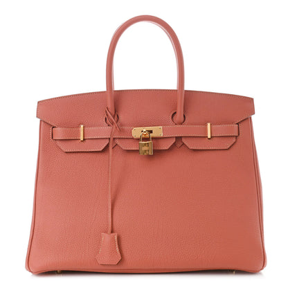 Hermes Togo Birkin 35 Rose Thé 1 of 10