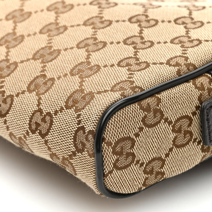 Gucci Monogram Dollar Calfskin Belt Bag Beige Ebony Testa di Moro Marrone Scuro 10 of 10