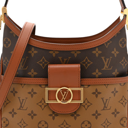 Louis Vuitton Reverse Monogram Dauphine Hobo PM 8 of 10