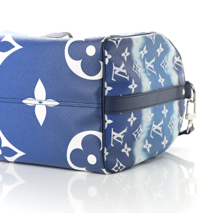 Louis Vuitton Monogram Escale Speedy Bandouliere 30 Blue 11 of 12