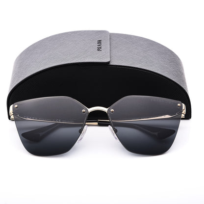 Prada Cat Eye Sunglasses SPR 68T Black 7 of 7