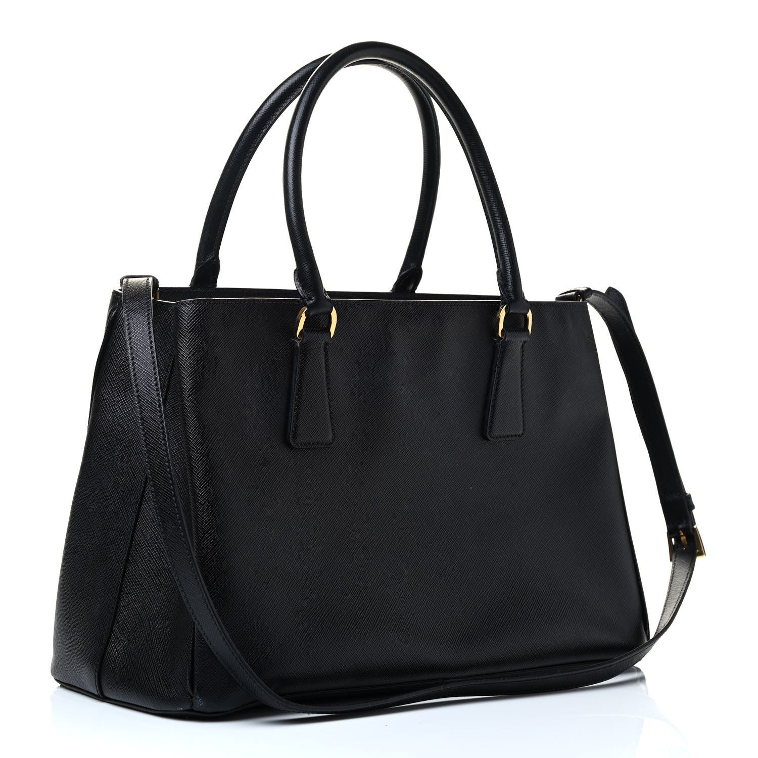 Prada Saffiano Lux Small Tote Black 2 of 5