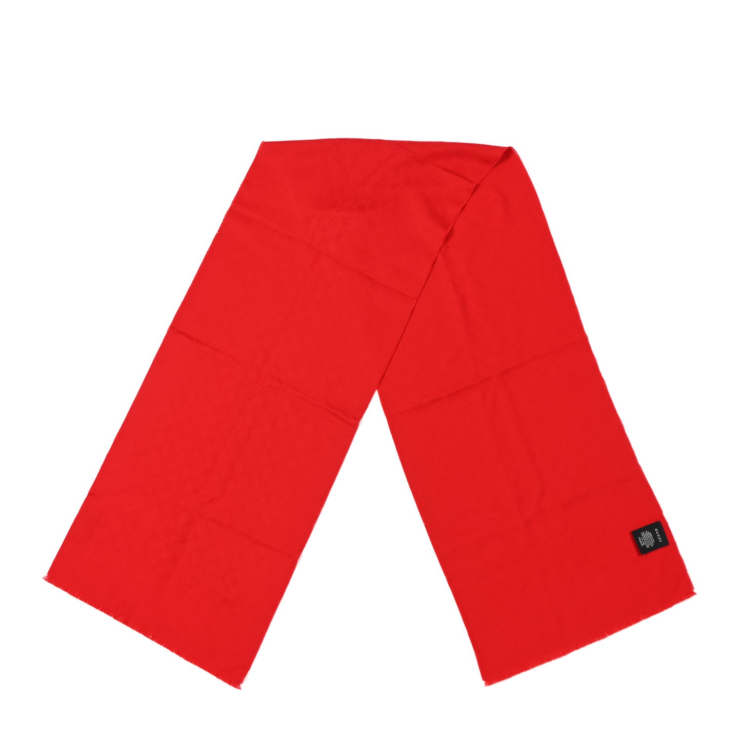 Cashmere GG Monogram Gem Lux Scarf Flame