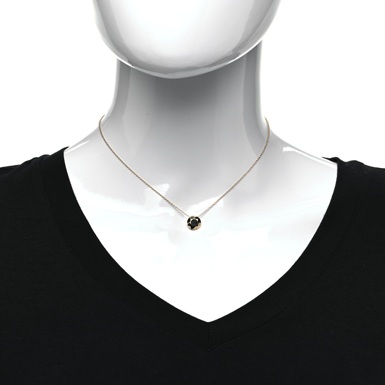 Tiffany 18K Yellow Gold Elsa Peretti Two Carat Faceted Pendant Necklace 6 of 6
