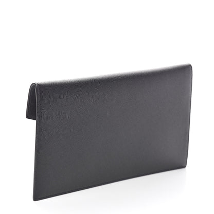 Saint Laurent Grain De Poudre Uptown Pouch Black 3 of 7