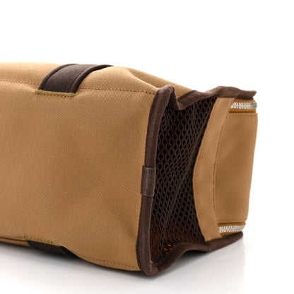 Hermes Polyamide Cotton Carrying Dog Bag Fauve Feu 11 of 13