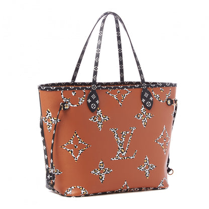 Louis Vuitton Monogram Giant Jungle Neverfull MM Black 2 of 8