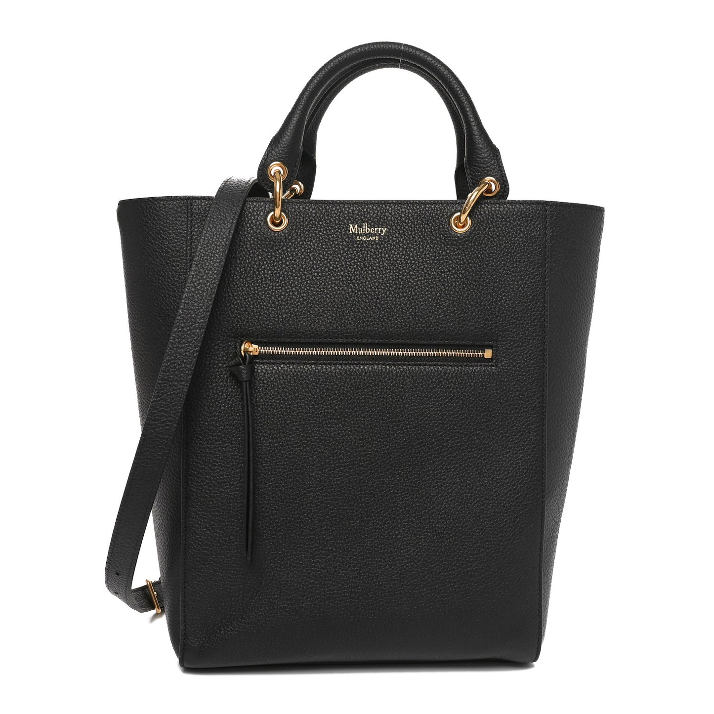 Classic Grain Small Maple Tote Black