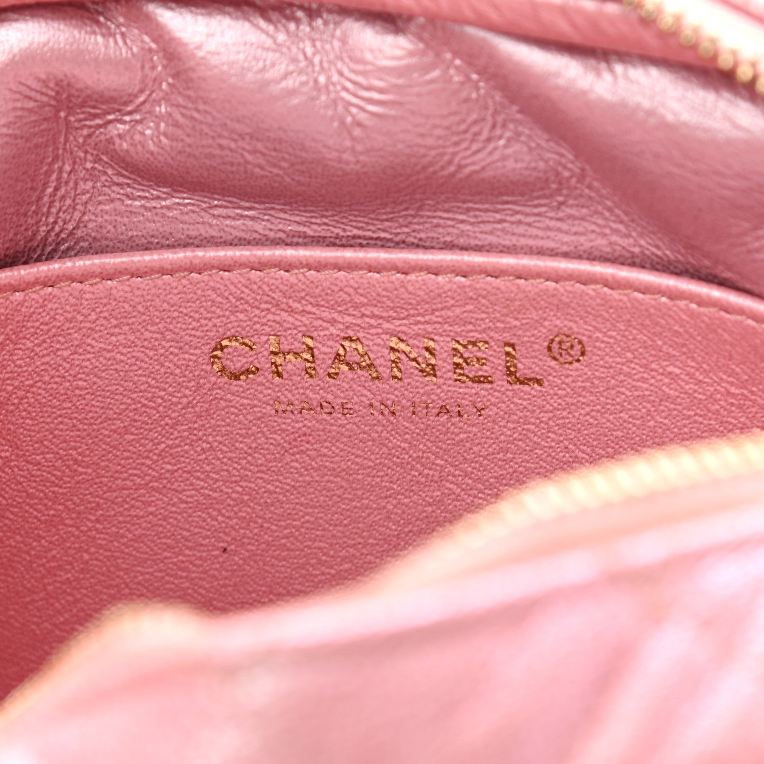 Chanel Iridescent Caviar Quilted Small Timeless Camera Case Pink 7 of 9