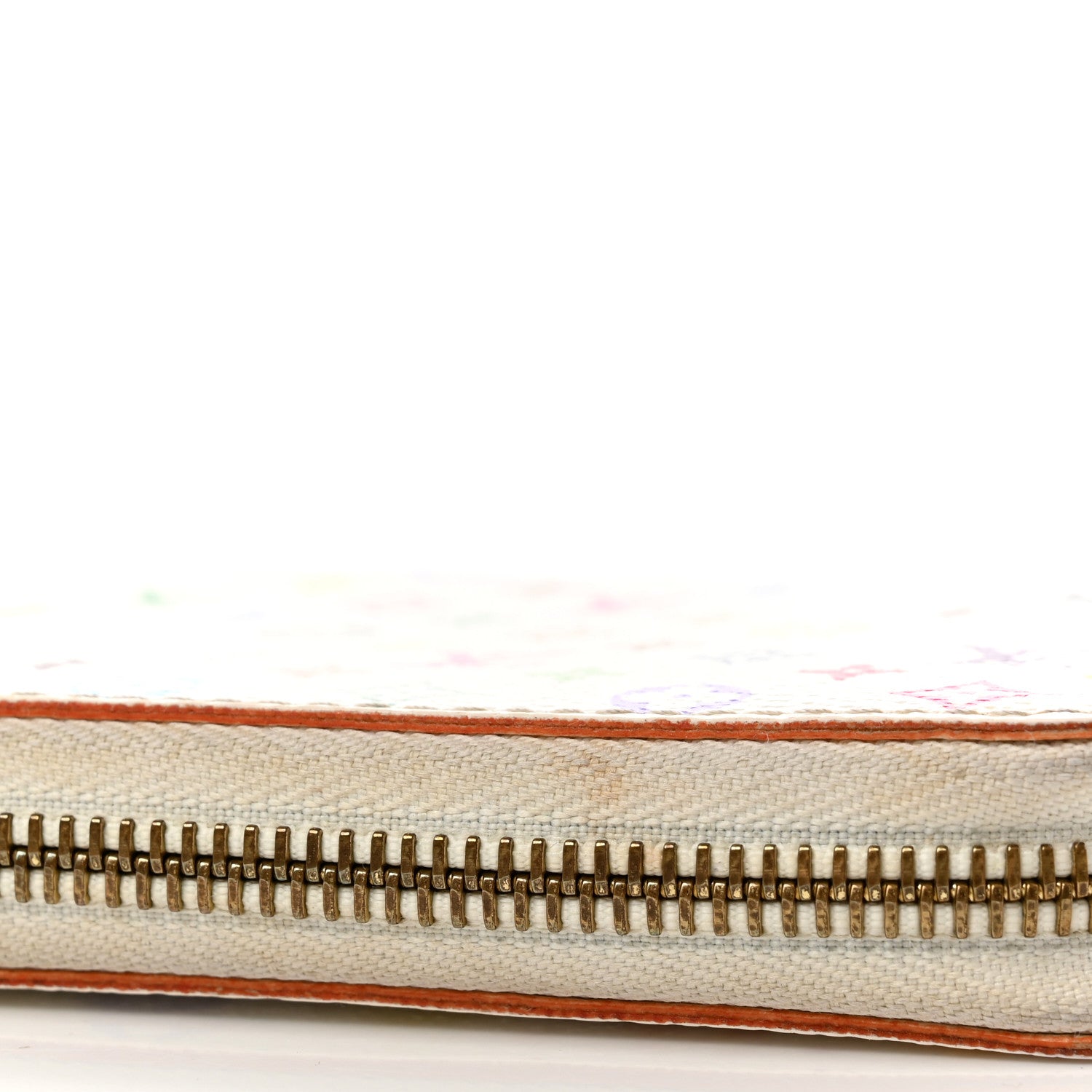 Louis Vuitton Monogram Multicolor Zippy Wallet White Litchi 9 of 9