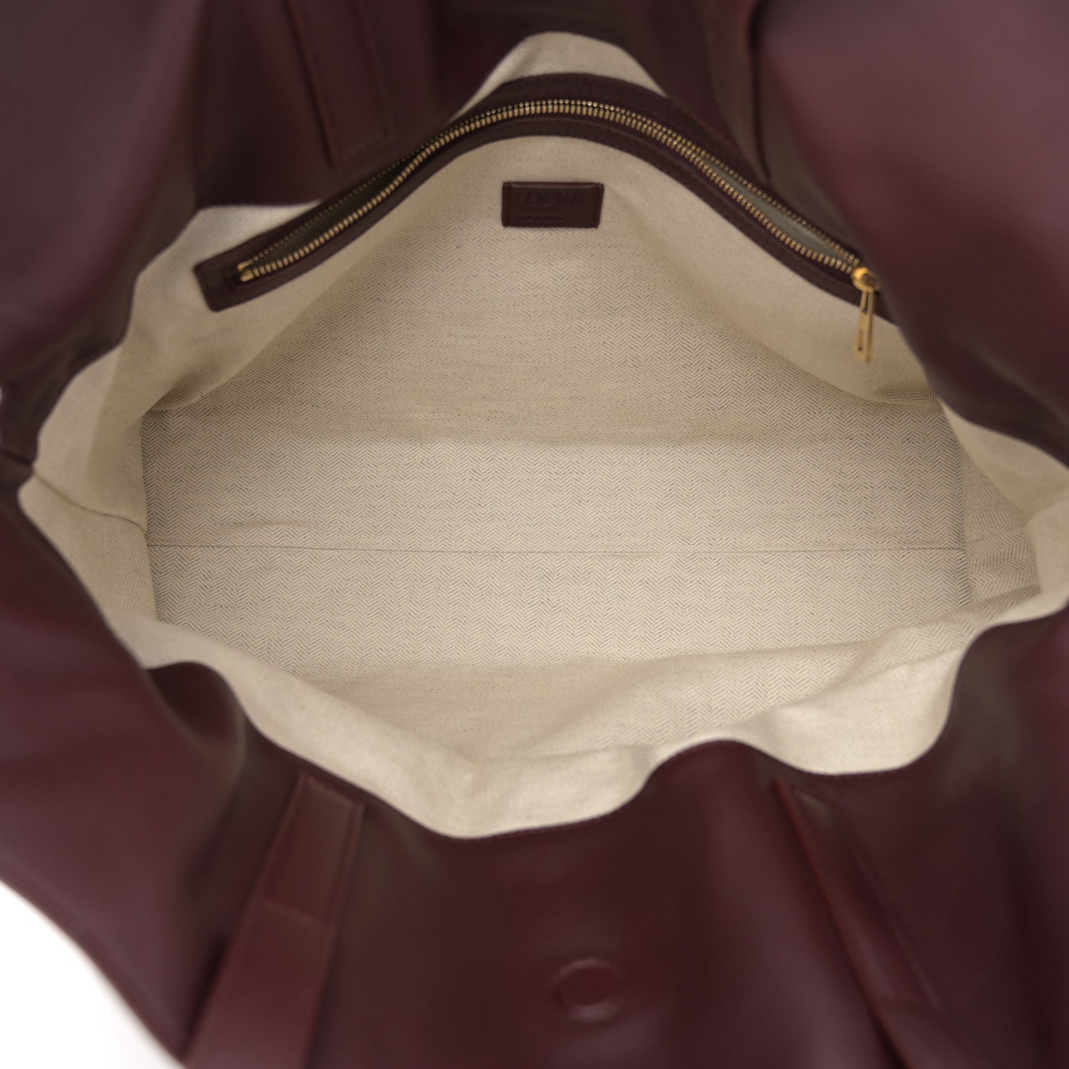 Loewe Calfskin Large Flamenco Knot Bag Dark Burgundy 5 of 10