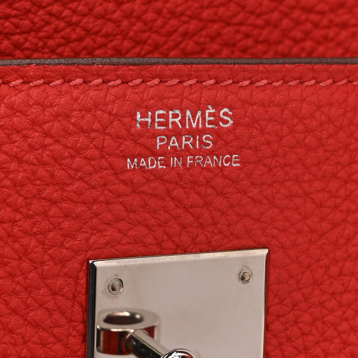 Hermes Togo BIRKIN 30 Bougainvillea 6 of 12